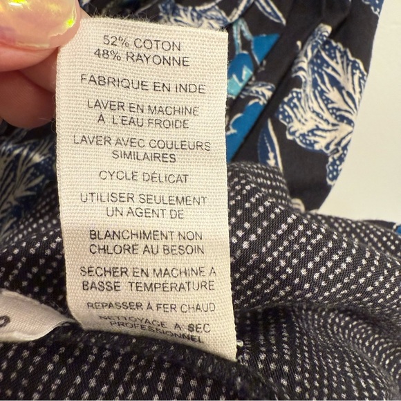 Ulla Johnson Lottie Midi Voile Dress | Lapis Blue Floral | Size 2 - Picture 14 of 16